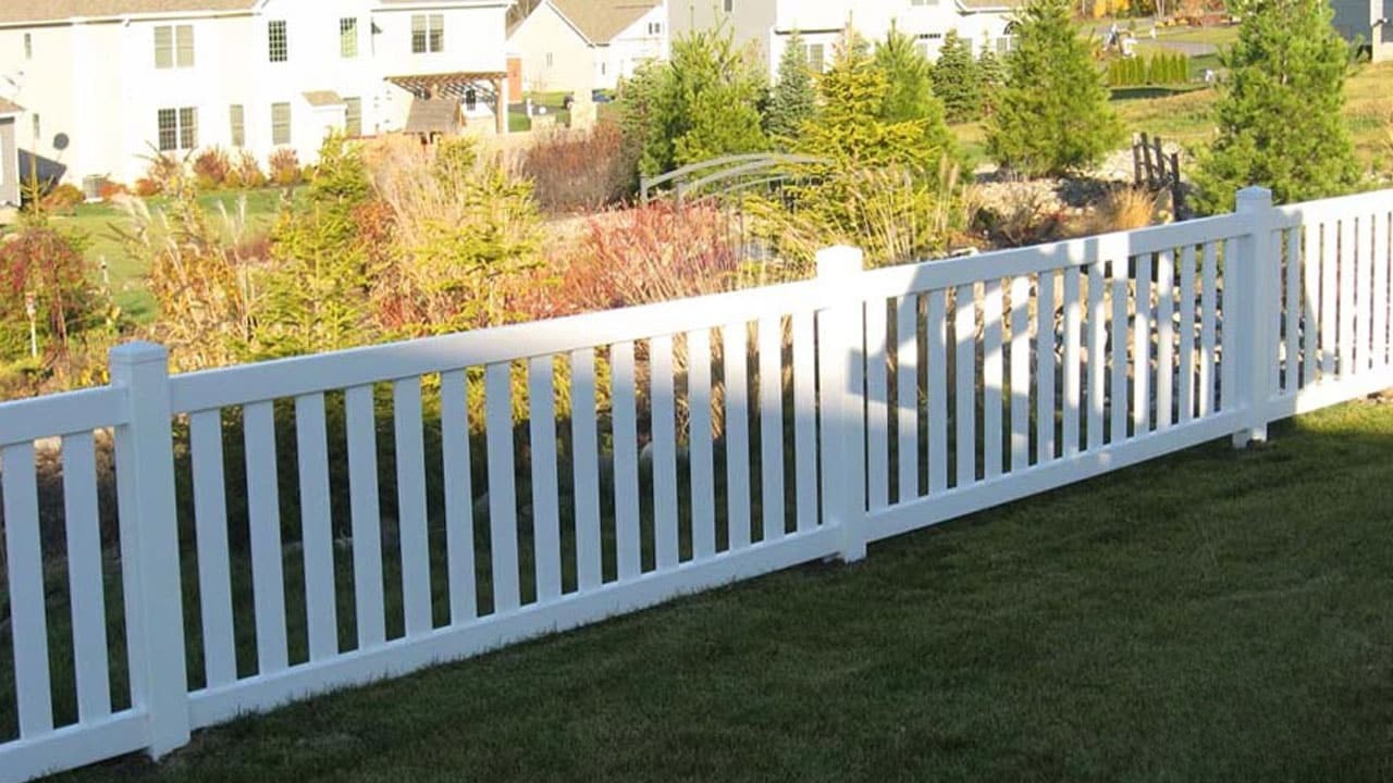 Lakeside pool fence