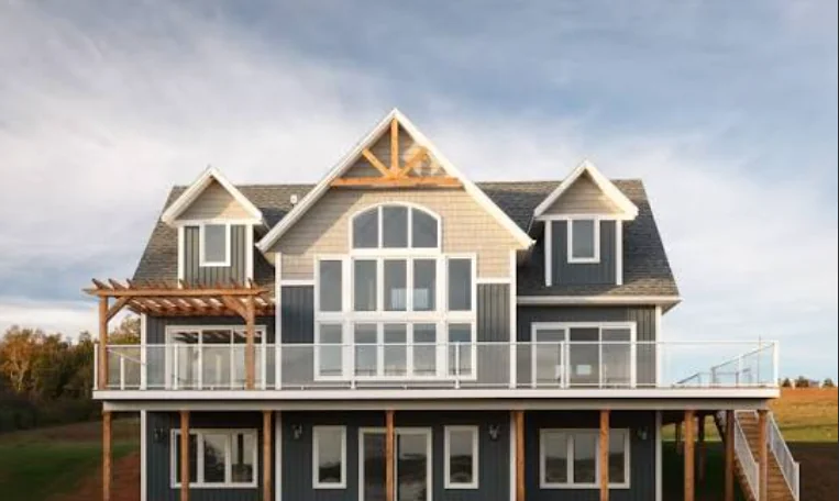 Vertical Agri-Panel siding installation