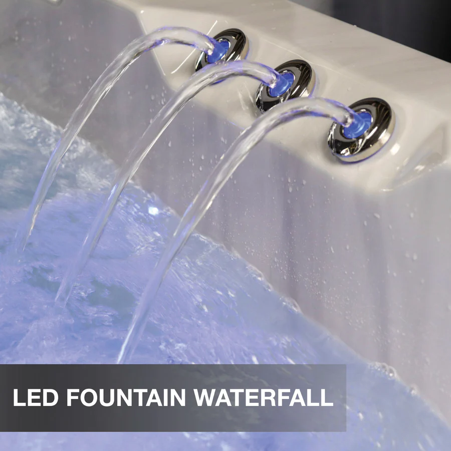 Erie SE LED fountain waterfall