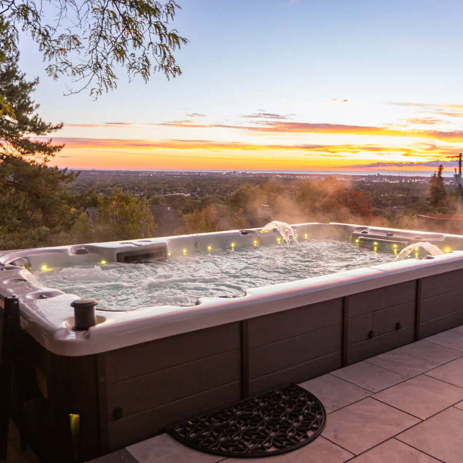 Great Lake Spa St-Lawrence 13ft swim spa view 13